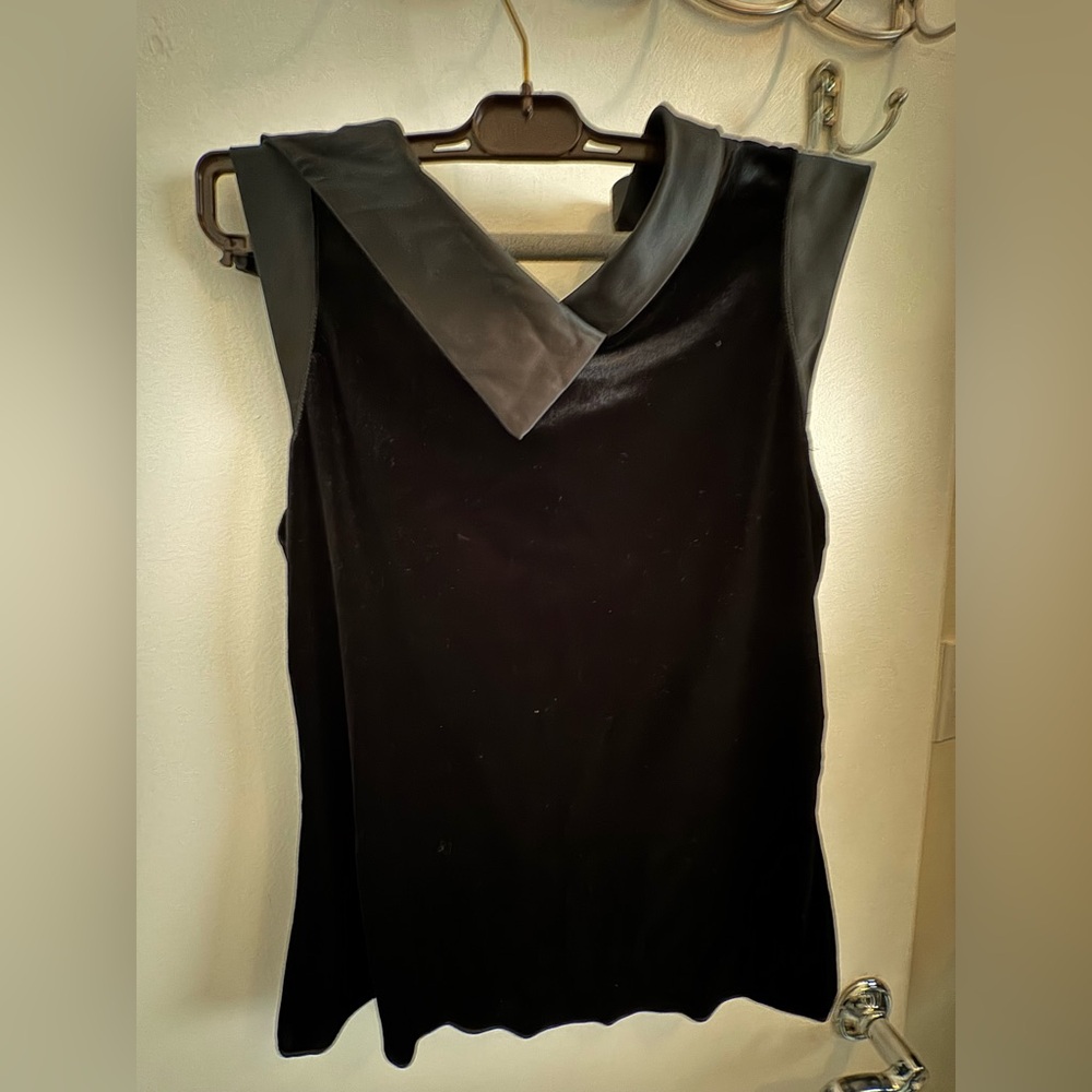 Giorgio Armani Black Satin Garment
